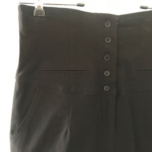 Black High Waist Pencil Skirt